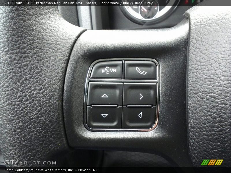 Bright White / Black/Diesel Gray 2017 Ram 3500 Tradesman Regular Cab 4x4 Chassis