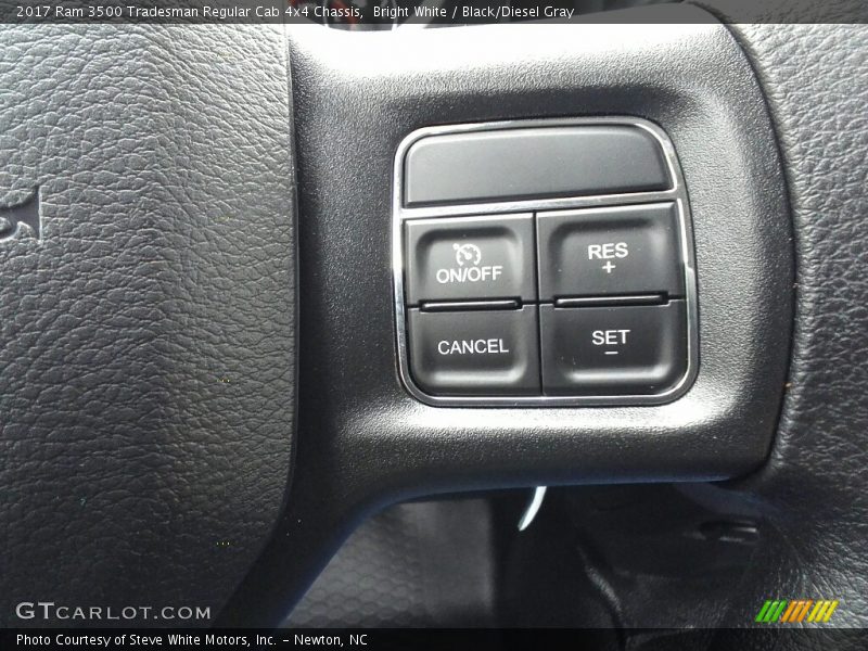 Bright White / Black/Diesel Gray 2017 Ram 3500 Tradesman Regular Cab 4x4 Chassis