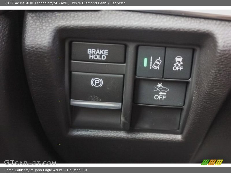 White Diamond Pearl / Espresso 2017 Acura MDX Technology SH-AWD