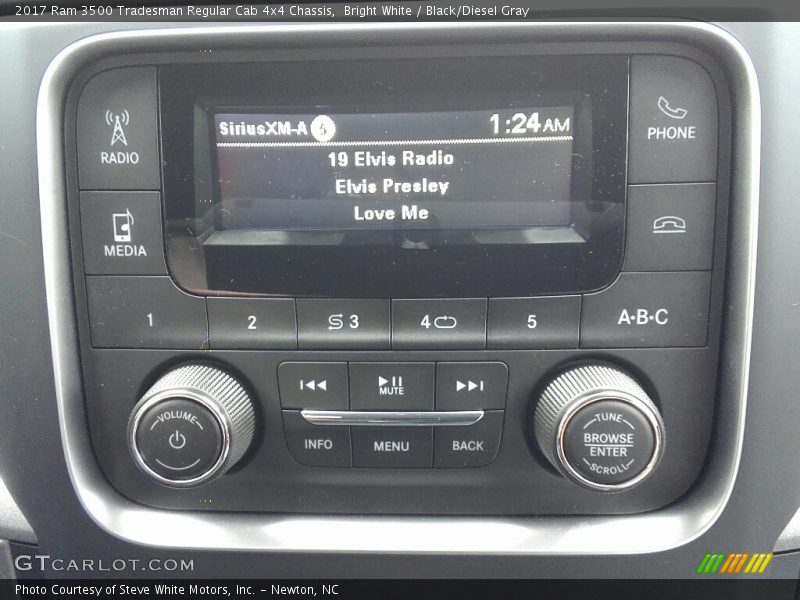 Bright White / Black/Diesel Gray 2017 Ram 3500 Tradesman Regular Cab 4x4 Chassis