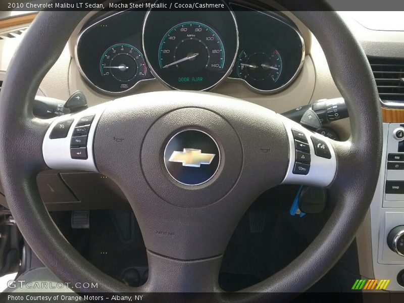 Mocha Steel Metallic / Cocoa/Cashmere 2010 Chevrolet Malibu LT Sedan