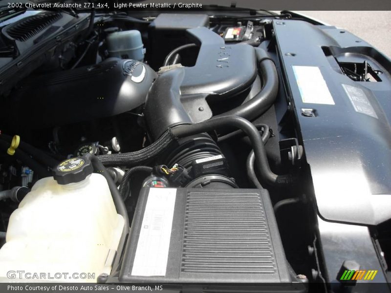 Light Pewter Metallic / Graphite 2002 Chevrolet Avalanche Z71 4x4