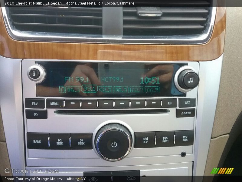 Mocha Steel Metallic / Cocoa/Cashmere 2010 Chevrolet Malibu LT Sedan