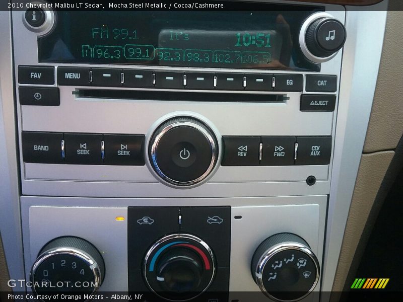 Mocha Steel Metallic / Cocoa/Cashmere 2010 Chevrolet Malibu LT Sedan