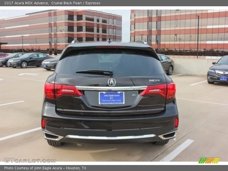Crystal Black Pearl / Espresso 2017 Acura MDX Advance