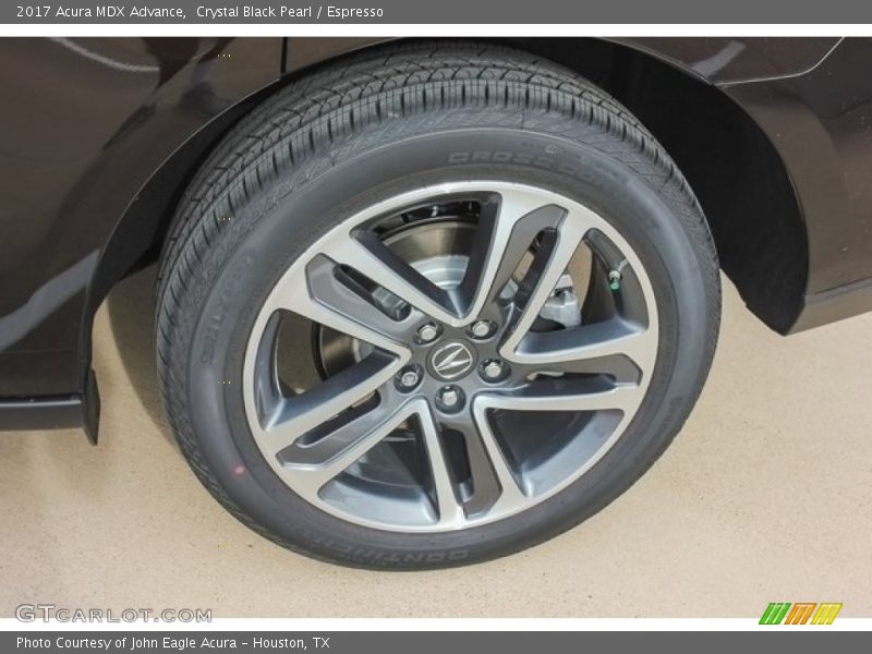 Crystal Black Pearl / Espresso 2017 Acura MDX Advance