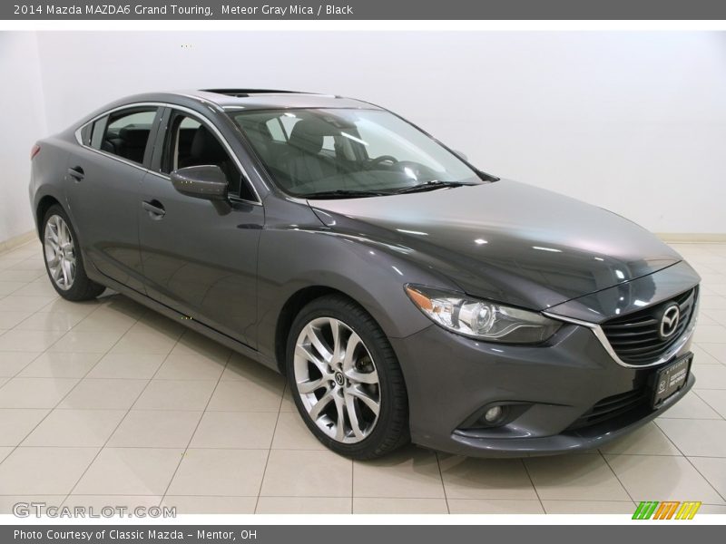 Meteor Gray Mica / Black 2014 Mazda MAZDA6 Grand Touring