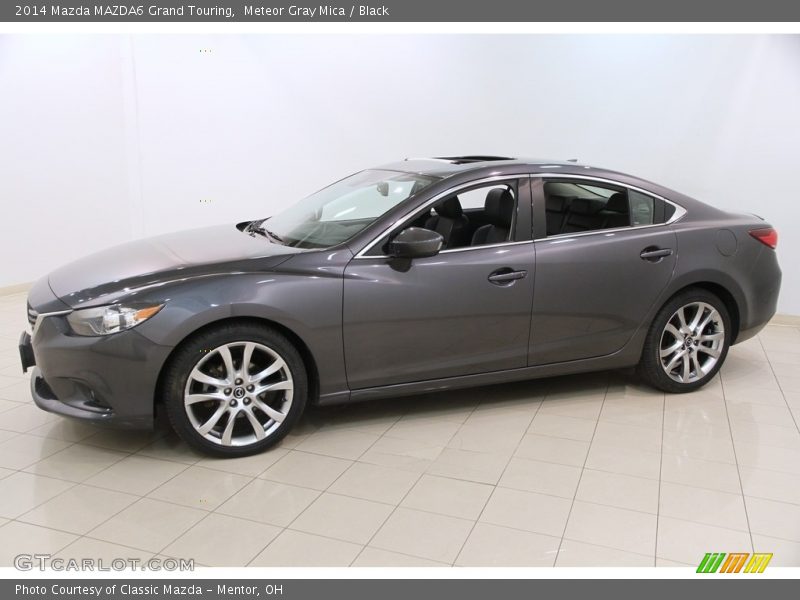 Meteor Gray Mica / Black 2014 Mazda MAZDA6 Grand Touring