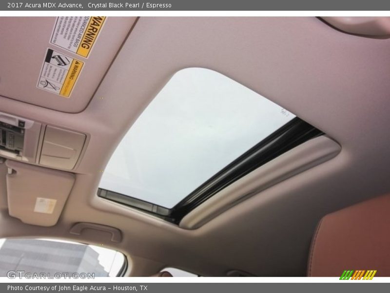 Crystal Black Pearl / Espresso 2017 Acura MDX Advance