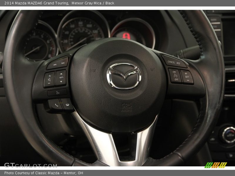 Meteor Gray Mica / Black 2014 Mazda MAZDA6 Grand Touring
