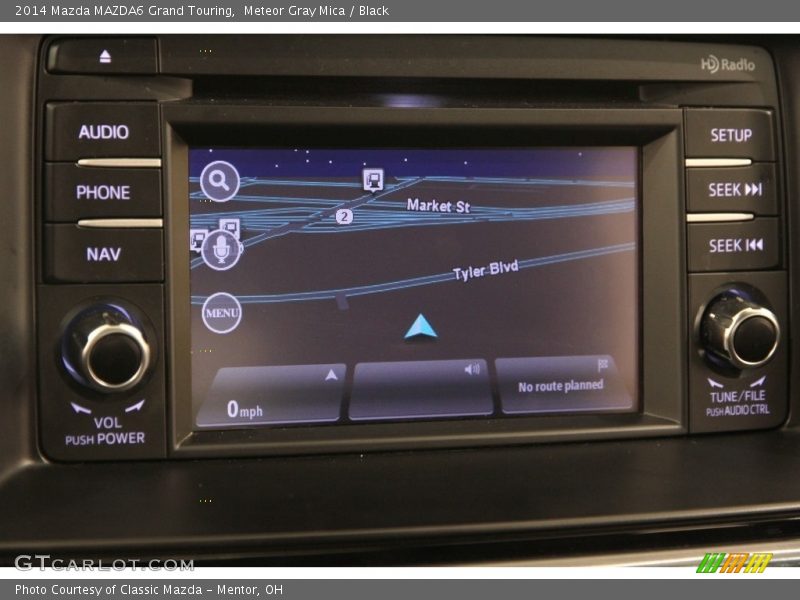 Meteor Gray Mica / Black 2014 Mazda MAZDA6 Grand Touring