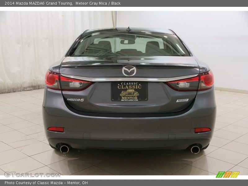 Meteor Gray Mica / Black 2014 Mazda MAZDA6 Grand Touring