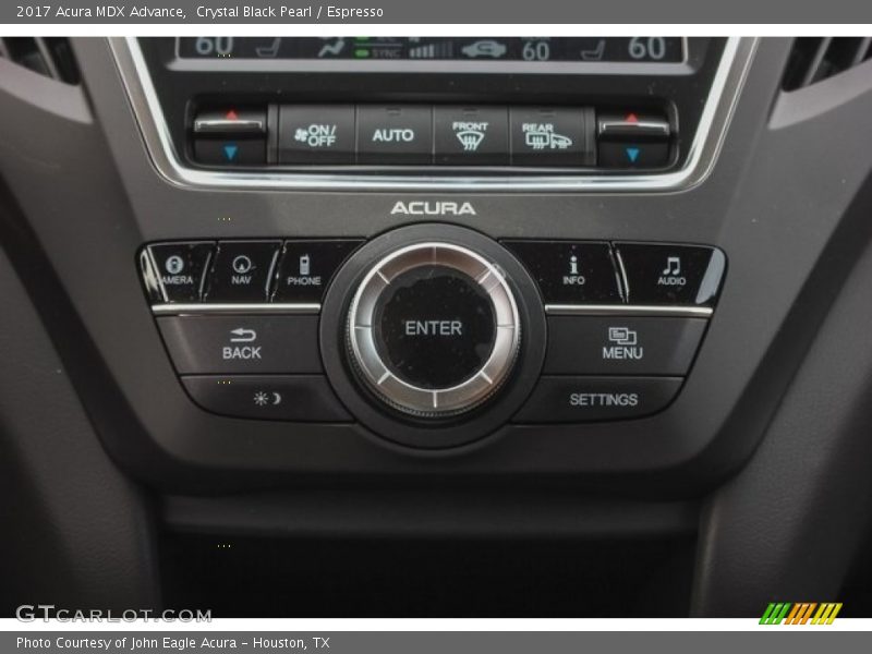 Crystal Black Pearl / Espresso 2017 Acura MDX Advance