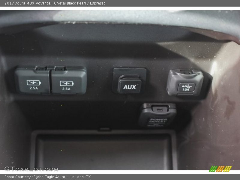 Crystal Black Pearl / Espresso 2017 Acura MDX Advance