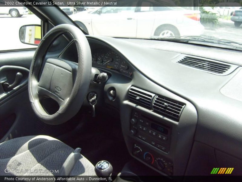 Ultra Silver Metallic / Neutral 2002 Chevrolet Cavalier LS Sedan