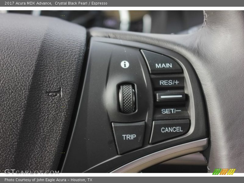 Crystal Black Pearl / Espresso 2017 Acura MDX Advance