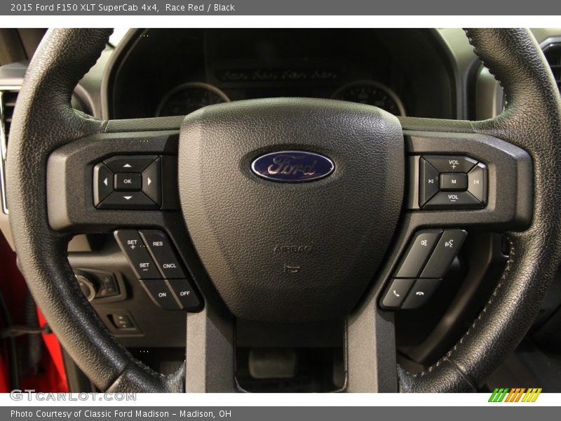Race Red / Black 2015 Ford F150 XLT SuperCab 4x4