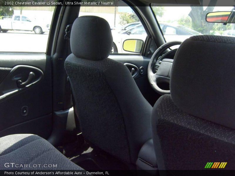 Ultra Silver Metallic / Neutral 2002 Chevrolet Cavalier LS Sedan
