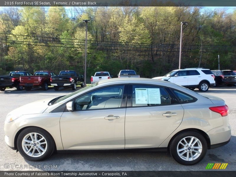 Tectonic / Charcoal Black 2016 Ford Focus SE Sedan