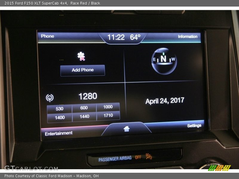 Race Red / Black 2015 Ford F150 XLT SuperCab 4x4