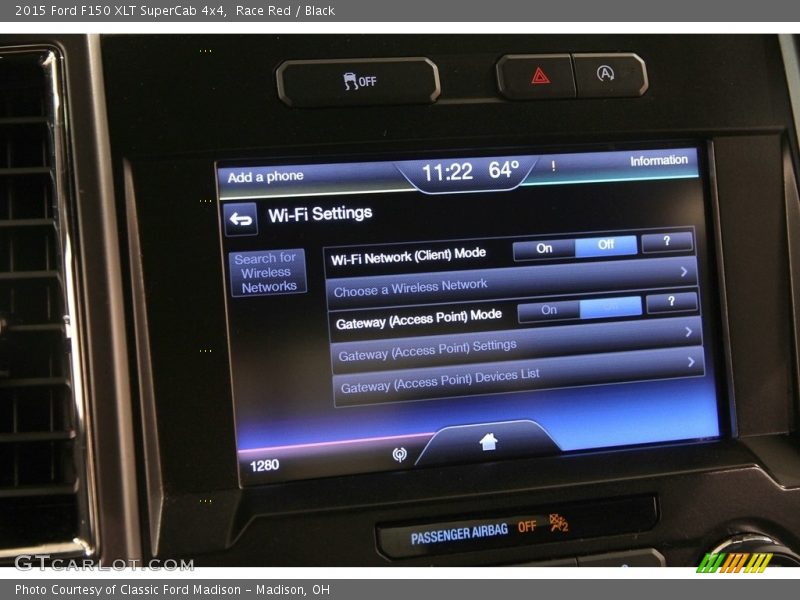 Race Red / Black 2015 Ford F150 XLT SuperCab 4x4