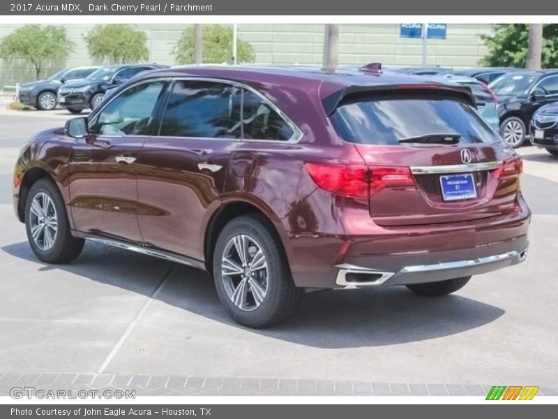 Dark Cherry Pearl / Parchment 2017 Acura MDX