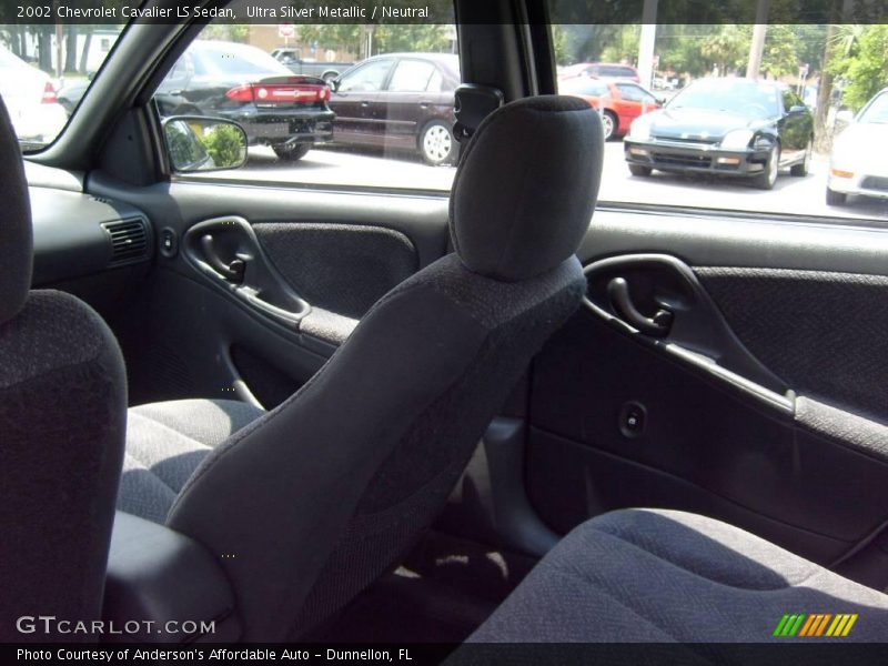 Ultra Silver Metallic / Neutral 2002 Chevrolet Cavalier LS Sedan
