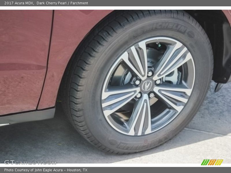 Dark Cherry Pearl / Parchment 2017 Acura MDX