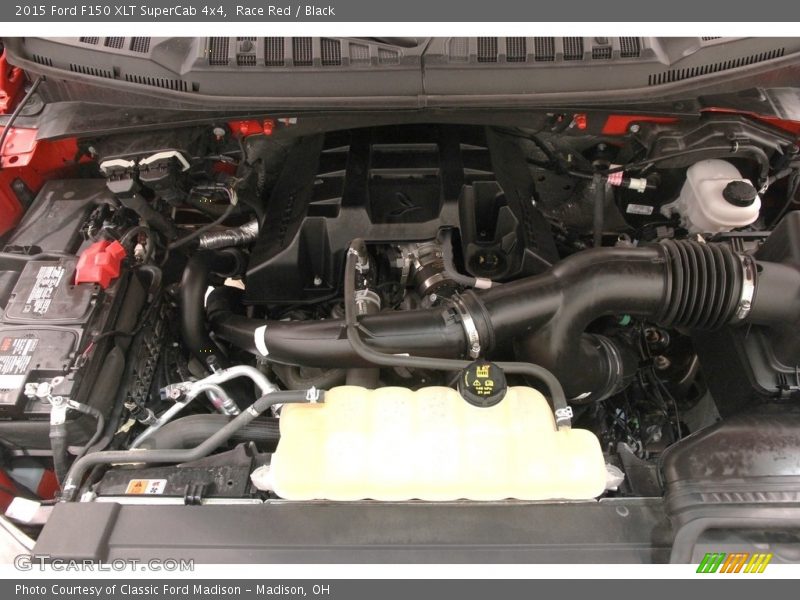 Race Red / Black 2015 Ford F150 XLT SuperCab 4x4