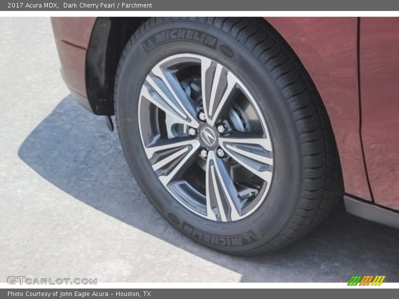 Dark Cherry Pearl / Parchment 2017 Acura MDX