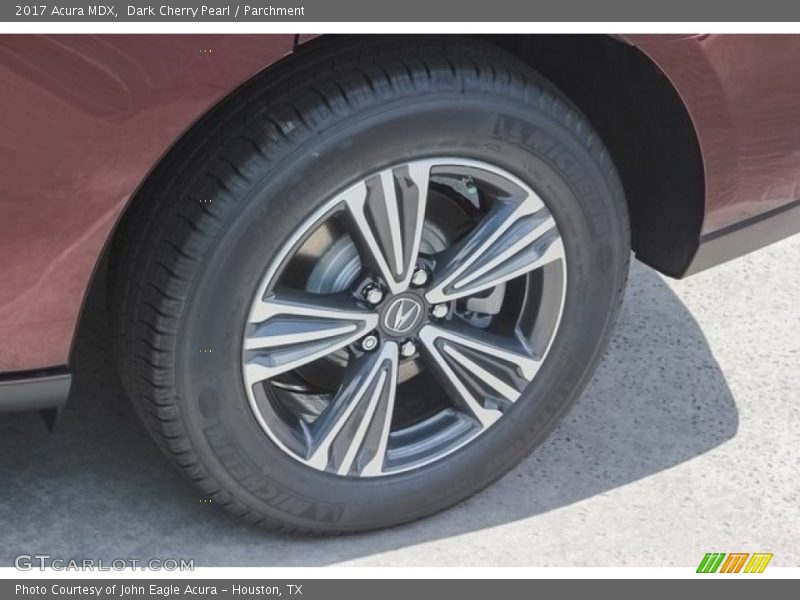 Dark Cherry Pearl / Parchment 2017 Acura MDX