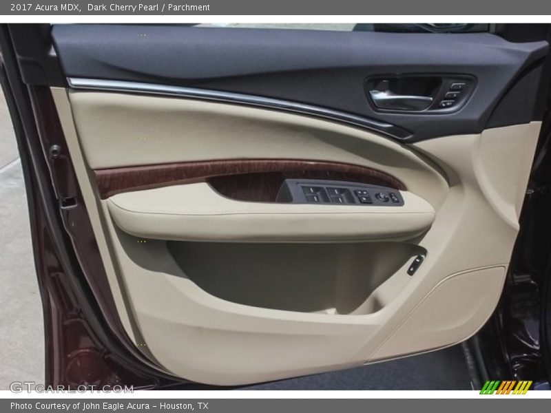 Dark Cherry Pearl / Parchment 2017 Acura MDX