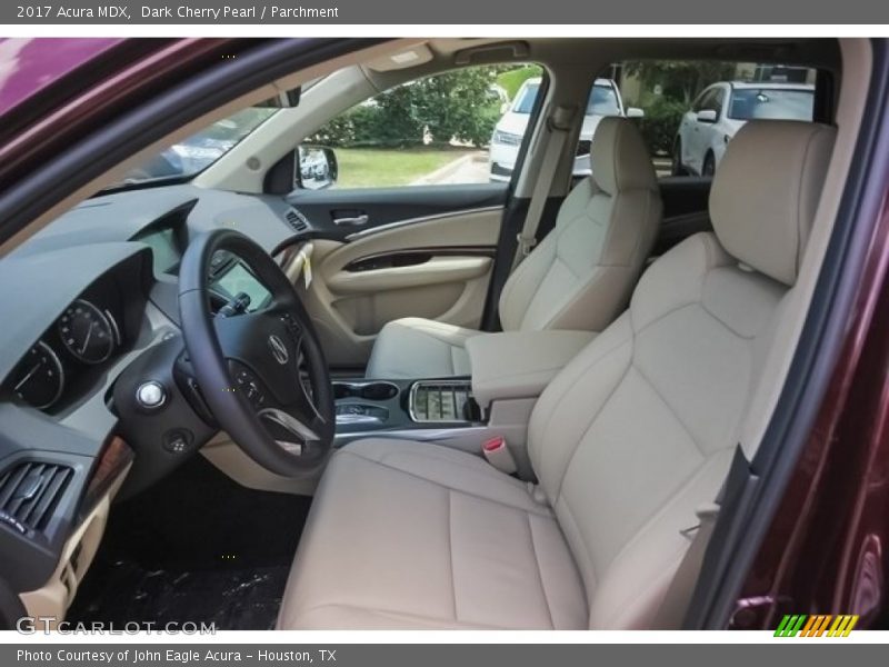 Dark Cherry Pearl / Parchment 2017 Acura MDX