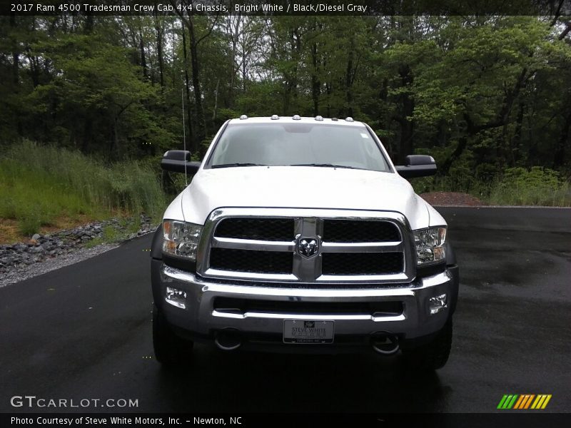 Bright White / Black/Diesel Gray 2017 Ram 4500 Tradesman Crew Cab 4x4 Chassis