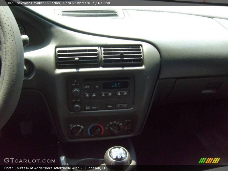 Ultra Silver Metallic / Neutral 2002 Chevrolet Cavalier LS Sedan