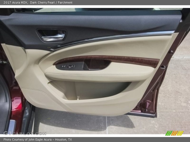 Dark Cherry Pearl / Parchment 2017 Acura MDX