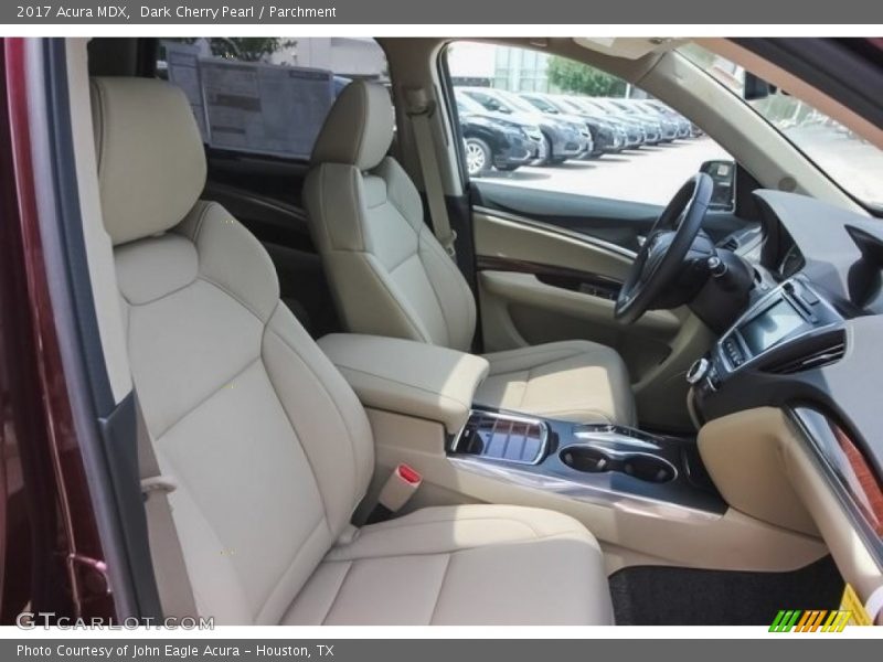Dark Cherry Pearl / Parchment 2017 Acura MDX