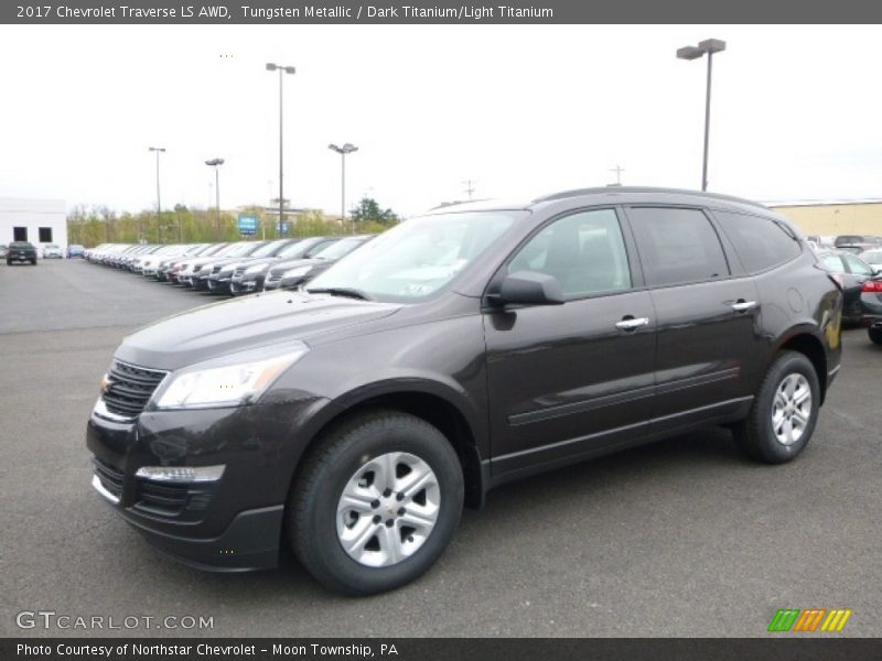 Tungsten Metallic / Dark Titanium/Light Titanium 2017 Chevrolet Traverse LS AWD