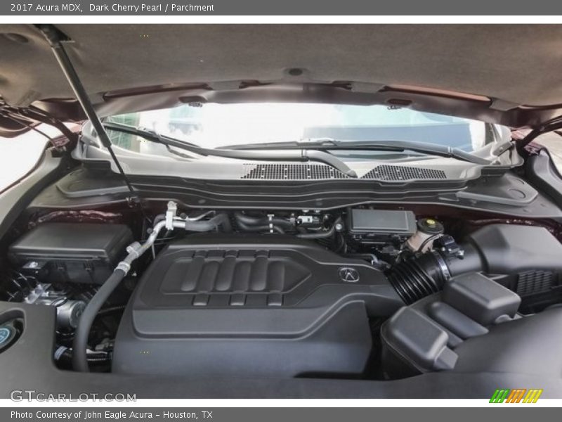 Dark Cherry Pearl / Parchment 2017 Acura MDX