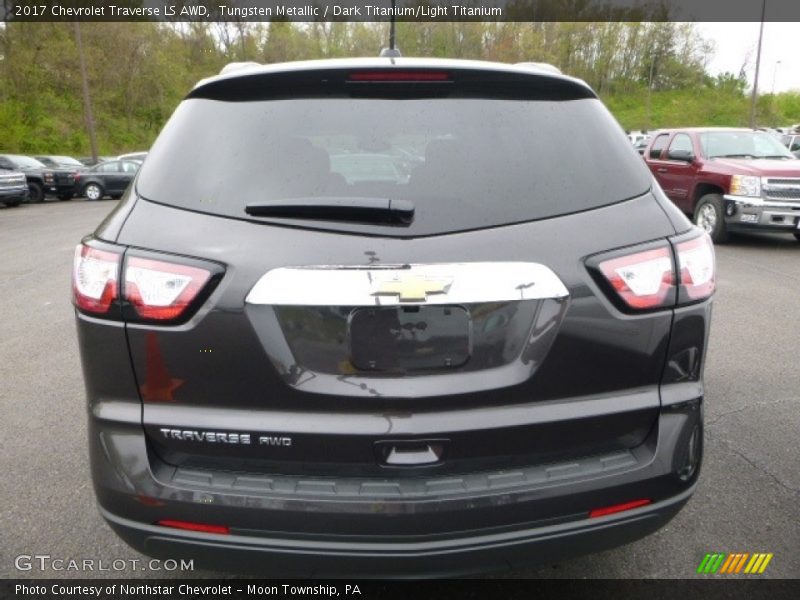 Tungsten Metallic / Dark Titanium/Light Titanium 2017 Chevrolet Traverse LS AWD