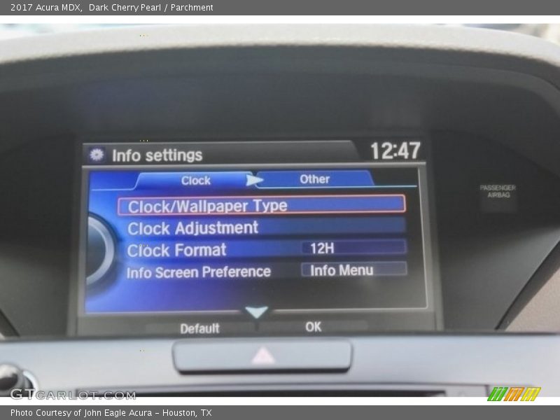 Dark Cherry Pearl / Parchment 2017 Acura MDX