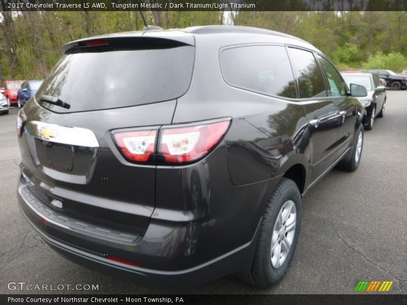 Tungsten Metallic / Dark Titanium/Light Titanium 2017 Chevrolet Traverse LS AWD