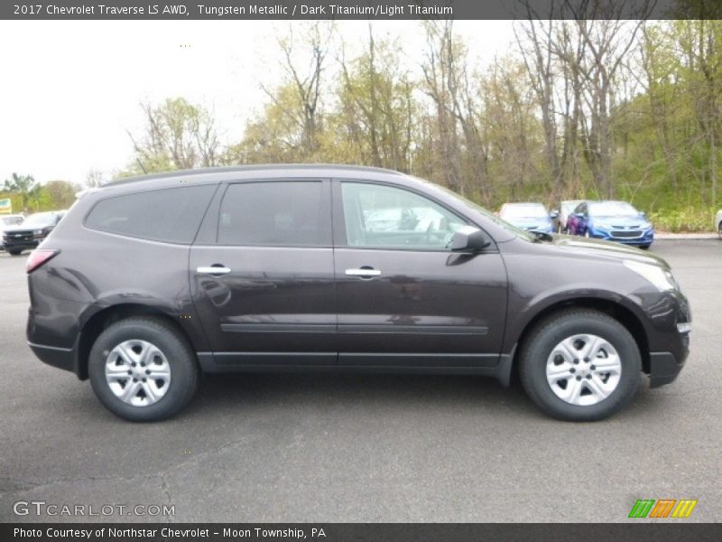 Tungsten Metallic / Dark Titanium/Light Titanium 2017 Chevrolet Traverse LS AWD