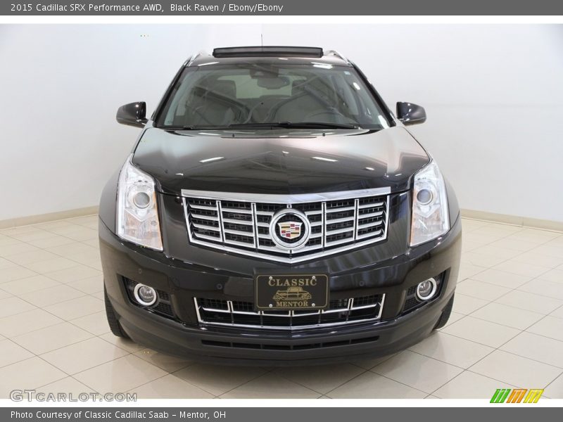 Black Raven / Ebony/Ebony 2015 Cadillac SRX Performance AWD