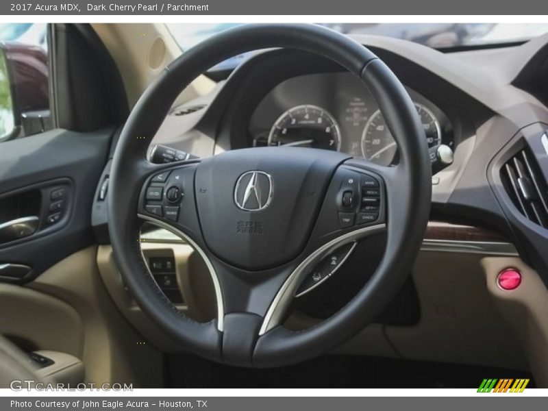 Dark Cherry Pearl / Parchment 2017 Acura MDX