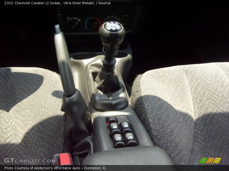 Ultra Silver Metallic / Neutral 2002 Chevrolet Cavalier LS Sedan