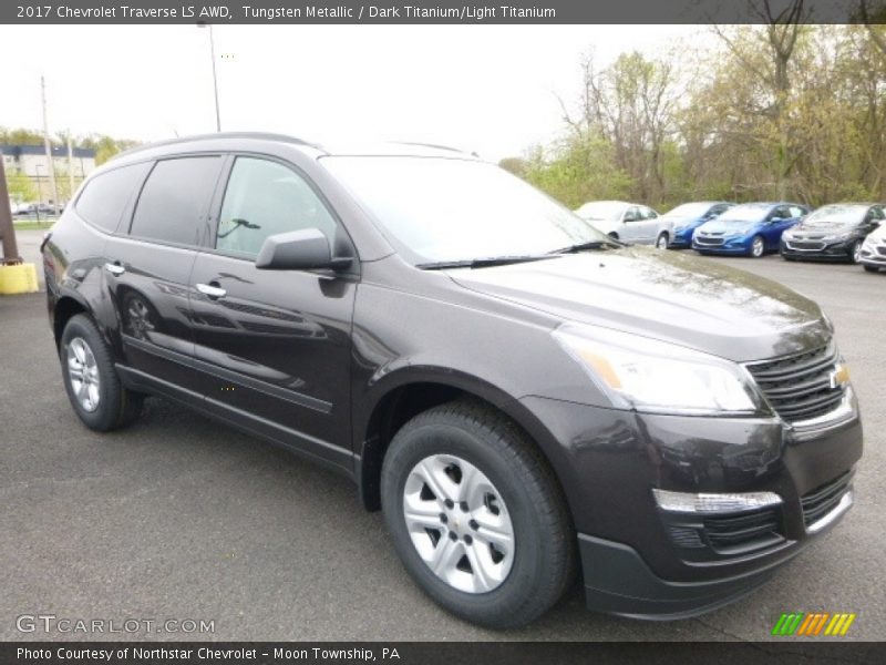 Tungsten Metallic / Dark Titanium/Light Titanium 2017 Chevrolet Traverse LS AWD