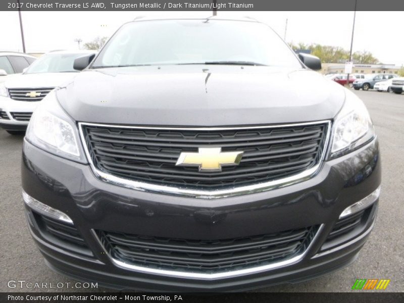 Tungsten Metallic / Dark Titanium/Light Titanium 2017 Chevrolet Traverse LS AWD