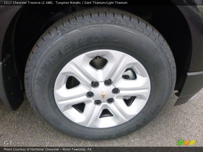 Tungsten Metallic / Dark Titanium/Light Titanium 2017 Chevrolet Traverse LS AWD