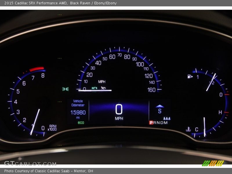  2015 SRX Performance AWD Performance AWD Gauges